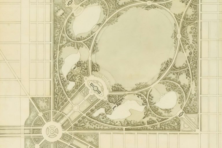 Individuelle Konzepte Skizze eines Garten